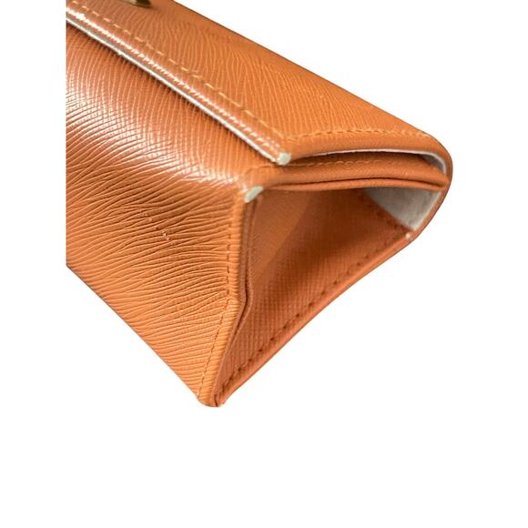 Tory Burch Aviator Sunglasses Gold Orange Flawed No Scratches With Case - Picture 8 of 8